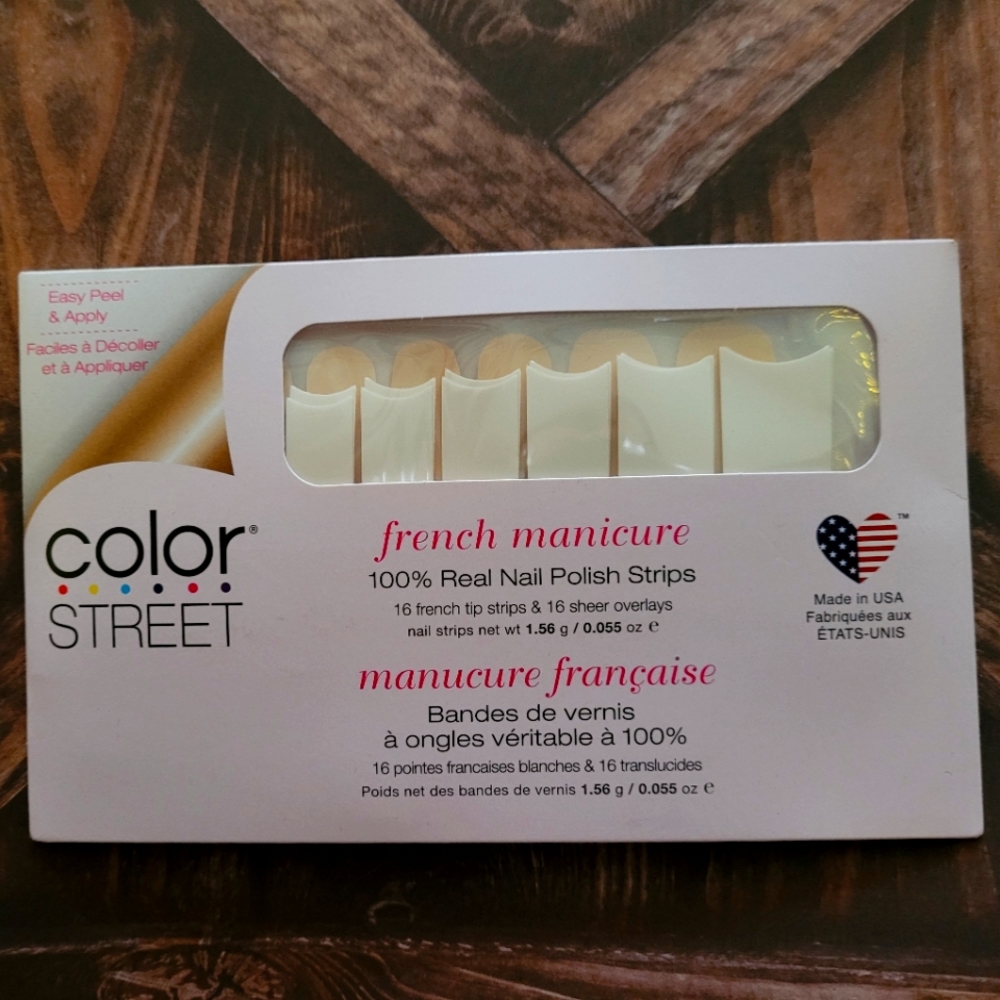 ColorStreet Nail Polish Strips-French Manicure-100% Real Polish
